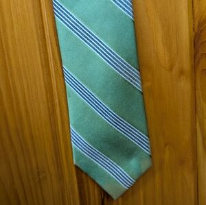 Green Striped Nautica Tie